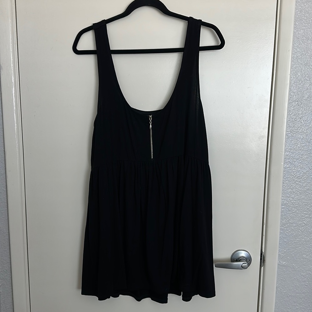 Super Soft Zipper Too Babydoll Tank Top